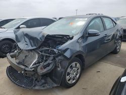 Vehiculos salvage en venta de Copart Wilmer, TX: 2015 Toyota Corolla L