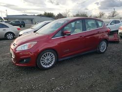 Salvage cars for sale at Sacramento, CA auction: 2013 Ford C-MAX SEL