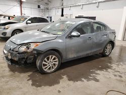 Salvage cars for sale at Center Rutland, VT auction: 2012 Mazda 3 I