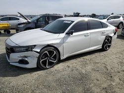 Salvage cars for sale at Antelope, CA auction: 2021 Honda Accord Sport