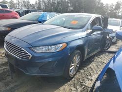 Salvage cars for sale at Waldorf, MD auction: 2019 Ford Fusion SE