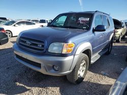Salvage cars for sale from Copart Tucson, AZ: 2002 Toyota Sequoia SR5