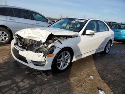 Salvage cars for sale at Chicago Heights, IL auction: 2013 Mercedes-Benz C 300 4matic