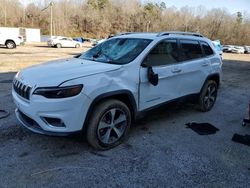 Salvage cars for sale at Grenada, MS auction: 2020 Jeep Cherokee Limited