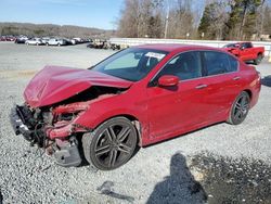 Salvage cars for sale at Concord, NC auction: 2016 Honda Accord Sport