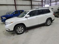 Toyota salvage cars for sale: 2013 Toyota Highlander Base