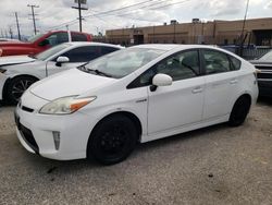 Salvage cars for sale from Copart Sun Valley, CA: 2012 Toyota Prius