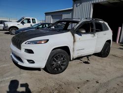Jeep salvage cars for sale: 2018 Jeep Cherokee Overland