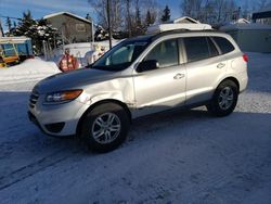 Salvage cars for sale from Copart Anchorage, AK: 2012 Hyundai Santa FE GLS