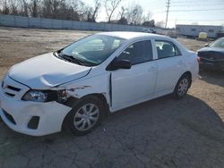 Salvage cars for sale at Cahokia Heights, IL auction: 2011 Toyota Corolla Base