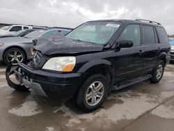 Honda Pilot exl salvage cars for sale: 2004 Honda Pilot EXL