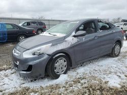 Salvage cars for sale from Copart Kansas City, KS: 2017 Hyundai Accent SE