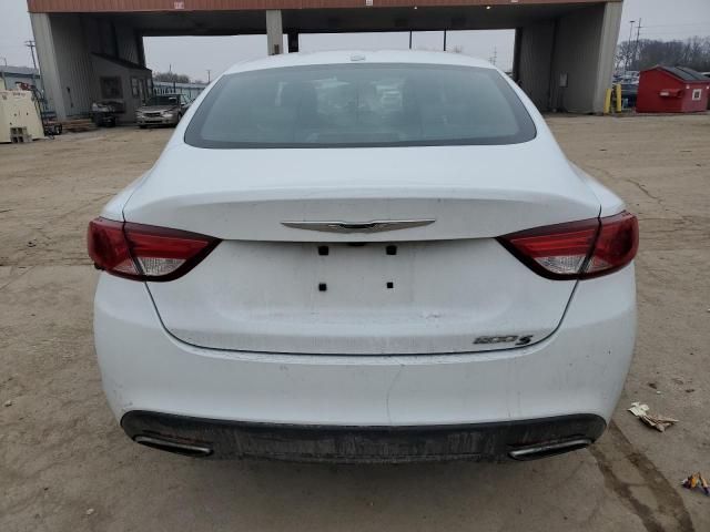 2015 Chrysler 200 S