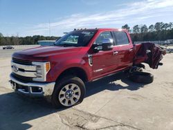 Salvage cars for sale at Lumberton, NC auction: 2019 Ford F250 Super Duty