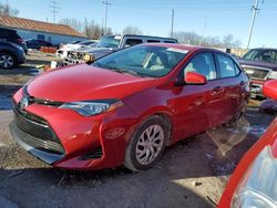 Salvage cars for sale from Copart Columbus, OH: 2018 Toyota Corolla L