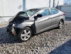 Salvage cars for sale from Copart Columbus, OH: 2013 Hyundai Elantra GLS