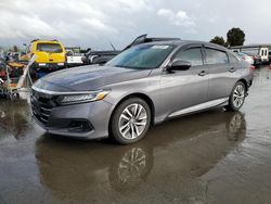 Salvage cars for sale at Martinez, CA auction: 2021 Honda Accord Hybrid EX
