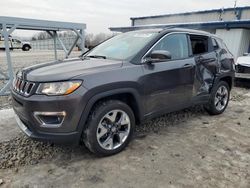 Jeep Compass salvage cars for sale: 2021 Jeep Compass Limited