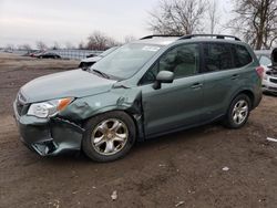 Salvage cars for sale from Copart London, ON: 2015 Subaru Forester 2.5I Premium