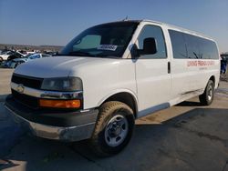 Salvage trucks for sale at Grand Prairie, TX auction: 2012 Chevrolet Express G3500 LT