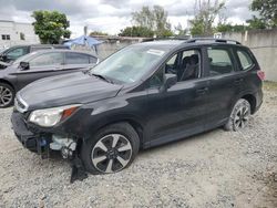 Subaru salvage cars for sale: 2017 Subaru Forester 2.5I