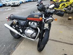 Salvage motorcycles for sale at North Billerica, MA auction: 2022 Royal Enfield Motors INT 650