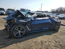 Salvage cars for sale at Assonet, MA auction: 2017 Infiniti Q60 Premium