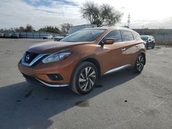 Salvage cars for sale from Copart Orlando, FL: 2015 Nissan Murano S