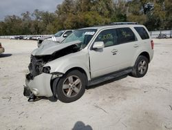 Salvage cars for sale at Ocala, FL auction: 2009 Ford Escape Limited