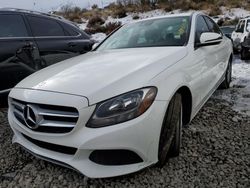 Salvage cars for sale at Reno, NV auction: 2017 Mercedes-Benz C300