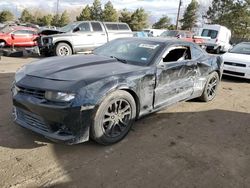 Chevrolet salvage cars for sale: 2014 Chevrolet Camaro LT