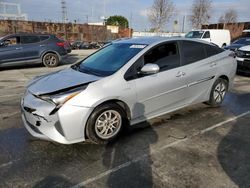 Salvage cars for sale at Wilmington, CA auction: 2018 Toyota Prius
