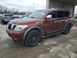 Salvage cars for sale at Fort Wayne, IN auction: 2018 Nissan Armada SV