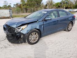 Salvage cars for sale from Copart Fort Pierce, FL: 2017 Hyundai Sonata SE