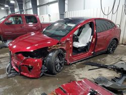 Salvage cars for sale at Ham Lake, MN auction: 2023 Tesla Model X