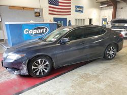 Salvage cars for sale at Angola, NY auction: 2015 Acura TLX Tech