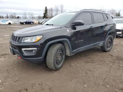 Jeep Compass salvage cars for sale: 2017 Jeep Compass Trailhawk