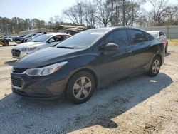 Chevrolet Cruze LS salvage cars for sale: 2018 Chevrolet Cruze LS