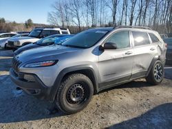 Salvage cars for sale from Copart Candia, NH: 2014 Jeep Cherokee Trailhawk
