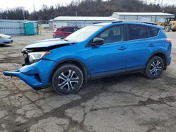 Salvage cars for sale from Copart West Mifflin, PA: 2017 Toyota Rav4 LE