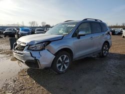 Salvage cars for sale at Central Square, NY auction: 2018 Subaru Forester 2.5I Premium