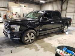 Salvage cars for sale from Copart Rogersville, MO: 2017 Ford F150 Supercrew