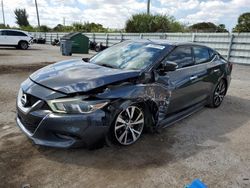 Vehiculos salvage en venta de Copart Miami, FL: 2016 Nissan Maxima 3.5S