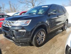 Salvage cars for sale at Bridgeton, MO auction: 2018 Ford Explorer XLT