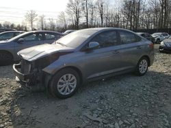 Salvage cars for sale from Copart Waldorf, MD: 2019 Hyundai Accent SE