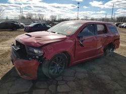 Salvage cars for sale from Copart Woodhaven, MI: 2018 Dodge Durango R/T