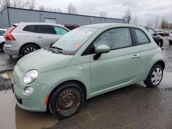 Salvage cars for sale from Copart China Grove, NC: 2012 Fiat 500 POP