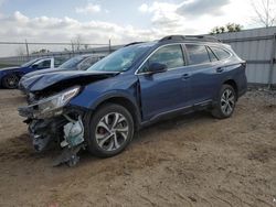 Salvage cars for sale from Copart Houston, TX: 2021 Subaru Outback Limited