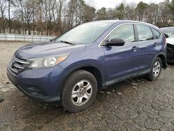 Salvage cars for sale at Austell, GA auction: 2013 Honda CR-V LX