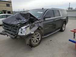 Salvage cars for sale from Copart Wilmer, TX: 2015 GMC Yukon XL C1500 SLT